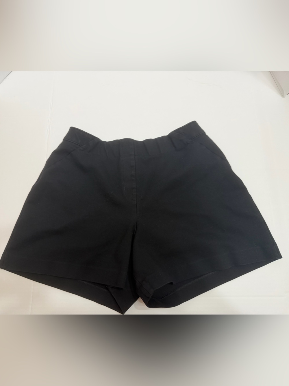 SPANX Women’s Black Tailored Shorts Size Large L High Rise Stretch Dress Shorts